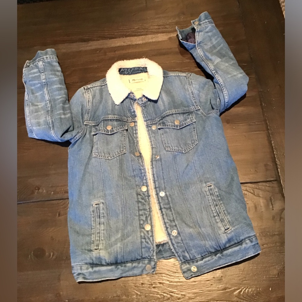 Madewell Sherpa Jean Jacket